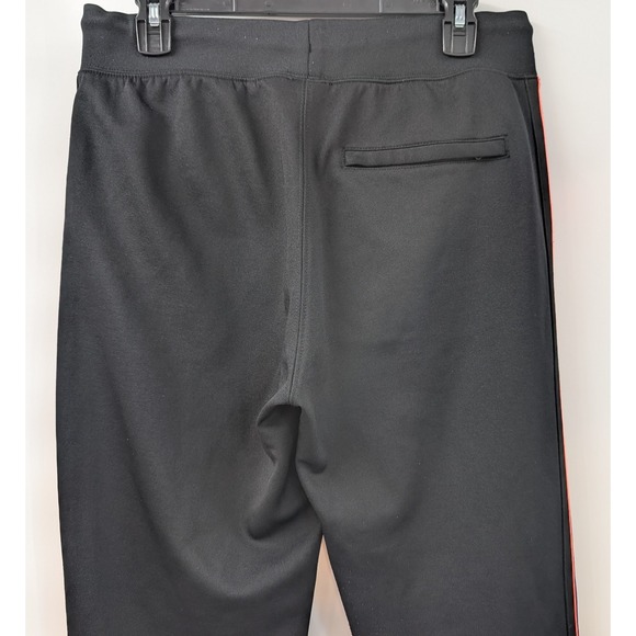 Psycho Bunny Joggers Striped Sweatpants Men's size Small Black Pockets - Picture 6 of 10